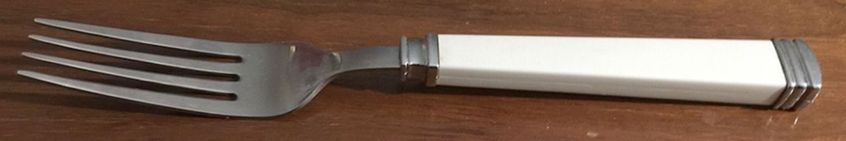 Utility-Cream (Stainless, Resin) Fork by American Living-1
