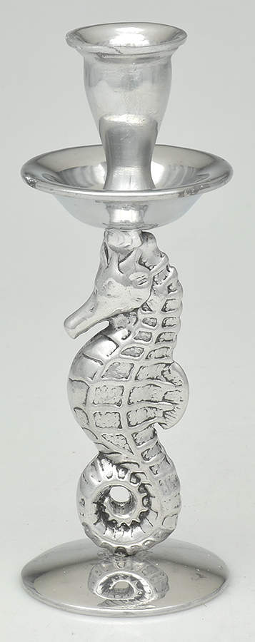Wonders of the Water (Aluminum, Serveware) 7" Candlestick by Arthur Court-1