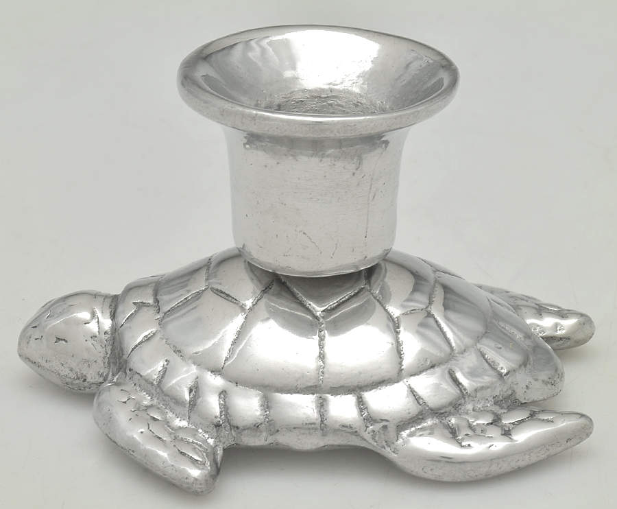 Wonders of the Water (Aluminum, Serveware) 2" Candlestick by Arthur Court-1