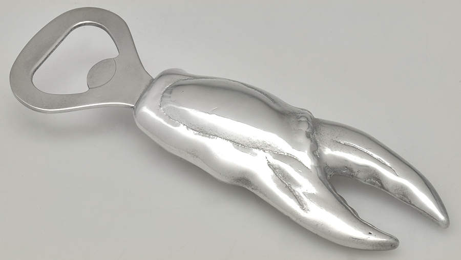 Wonders of the Water (Aluminum, Serveware) Bottle Opener with Stainless Bowl by Arthur Court-1