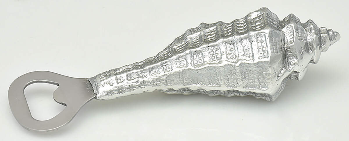Wonders of the Water (Aluminum, Serveware) Bottle Opener with Stainless Bowl by Arthur Court-1