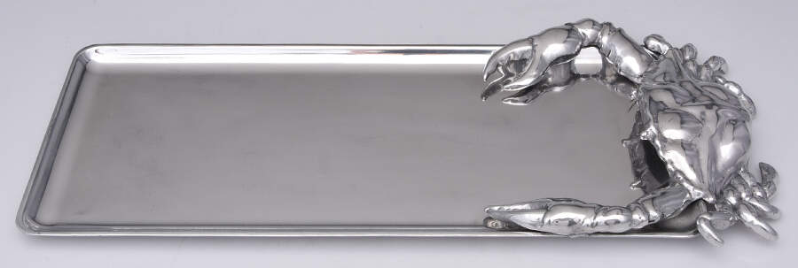 Wonders of the Water (Aluminum, Serveware) 18" Rectangular Tray by Arthur Court-1