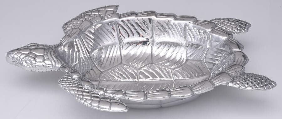 Wonders of the Water (Aluminum, Serveware) 16" Oval Bowl by Arthur Court-1