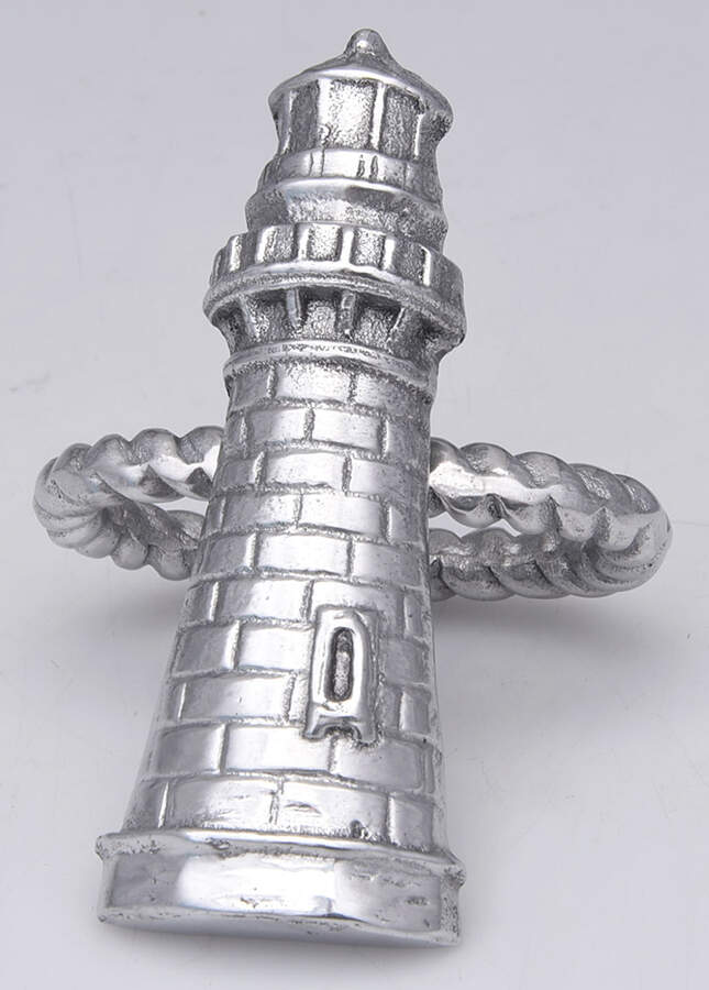 Wonders of the Water (Aluminum, Serveware) Napkin Ring by Arthur Court-1