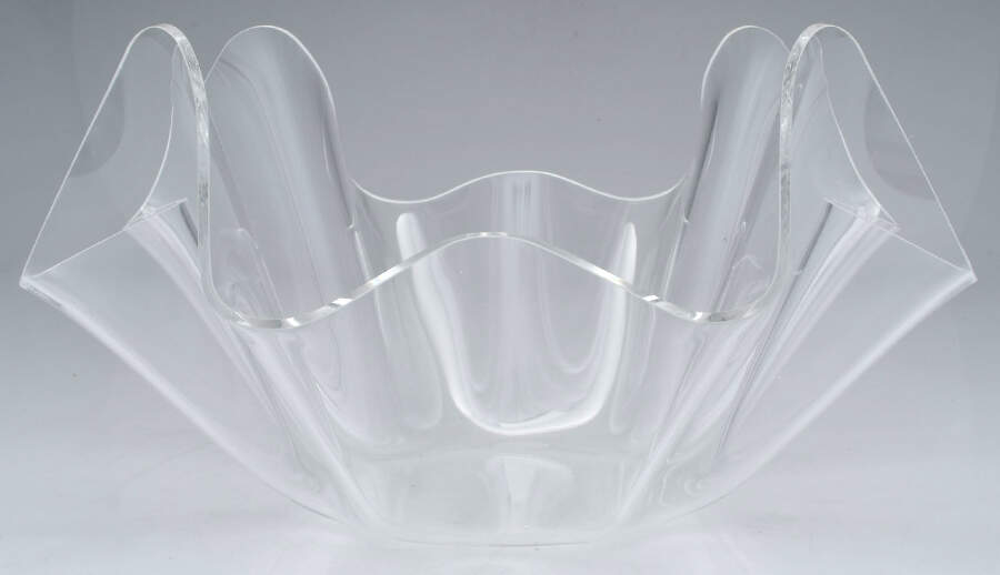 Wonders of the Water (Aluminum, Serveware) 14" Acrylic Bowl by Arthur Court-1
