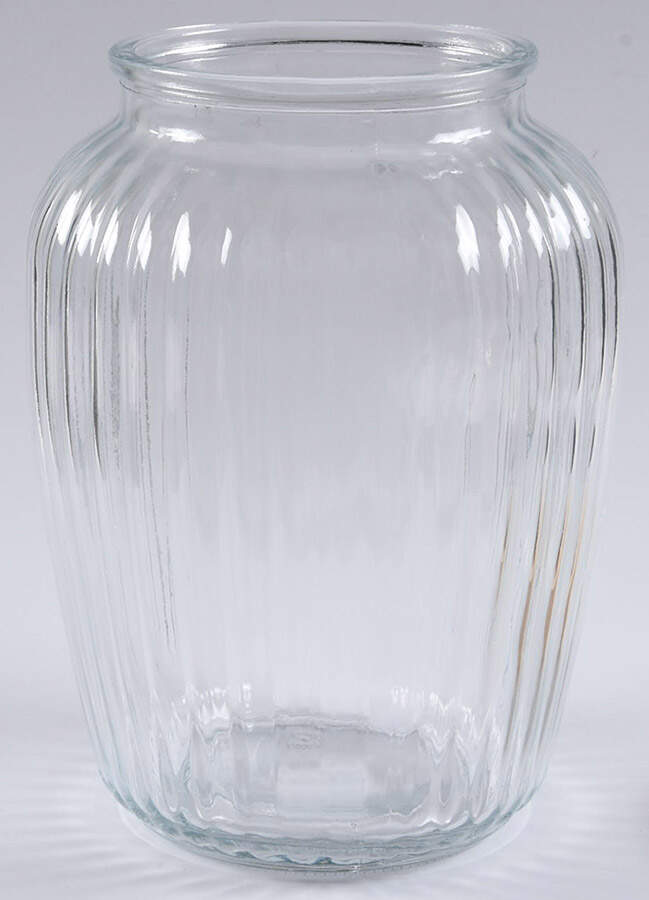 Wonders of the Water (Aluminum, Serveware) Large Glass Canister No Lid by Arthur Court-1