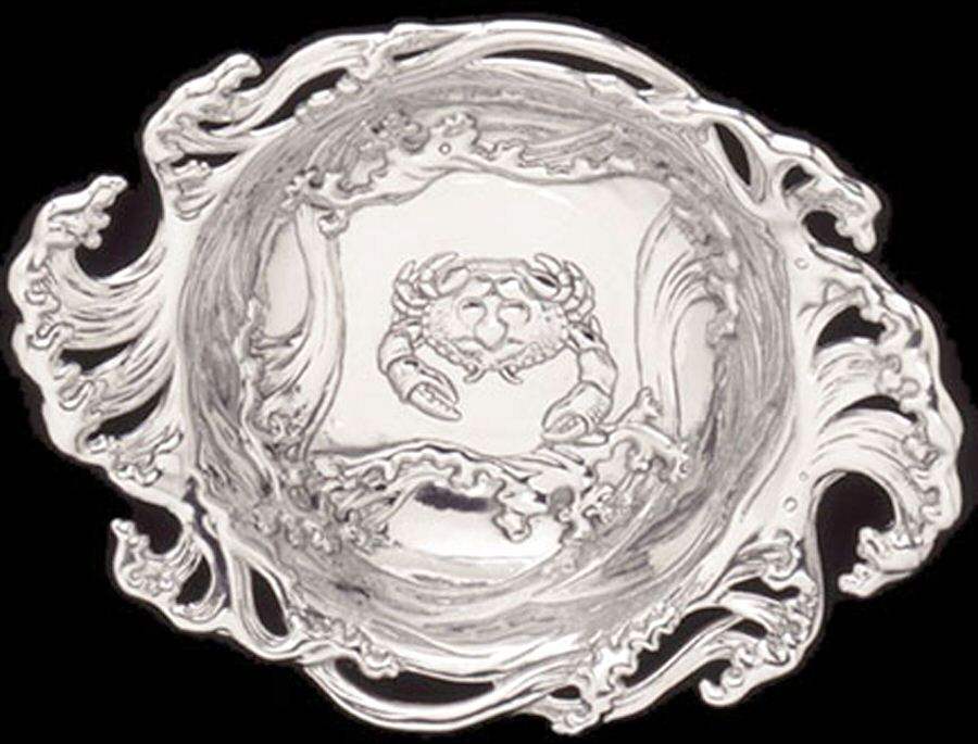 Wonders of the Water (Aluminum, Serveware) 12" Salad Serving Bowl by Arthur Court-1
