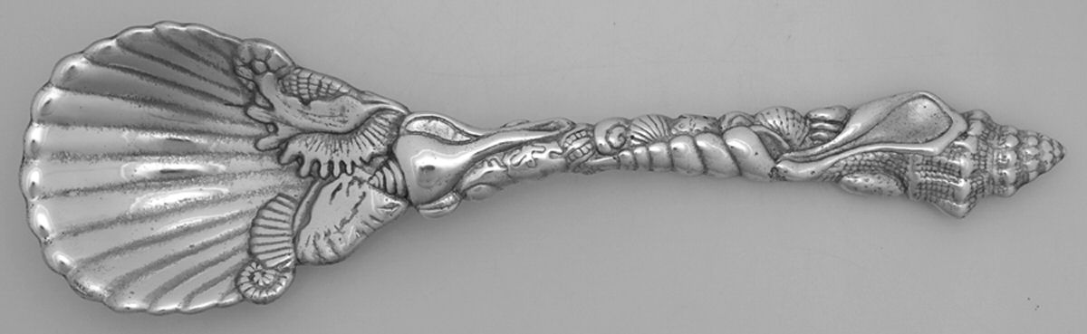 Wonders of the Water (Aluminum, Serveware) Solid Serving Spoon by Arthur Court-1