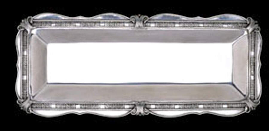Soho (Aluminum, Serveware) 16" Rectangular Tray by Arthur Court-1