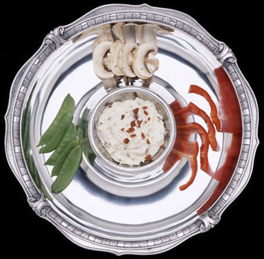 Soho (Aluminum, Serveware) Large 1 Piece Chip & Dip Set by Arthur Court-1