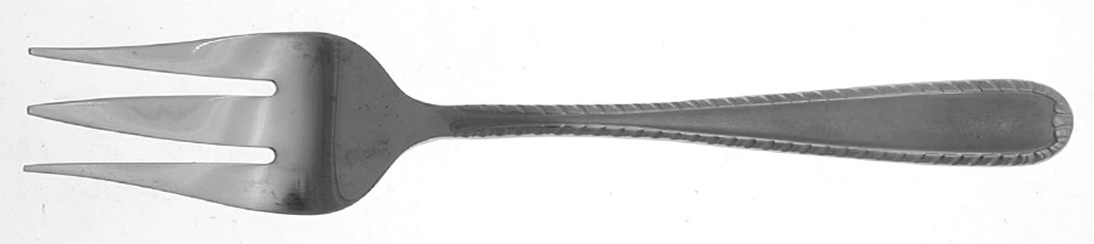 Savannah (Stainless) Large Solid Cold Meat Serving Fork by Artisanware Silver-1