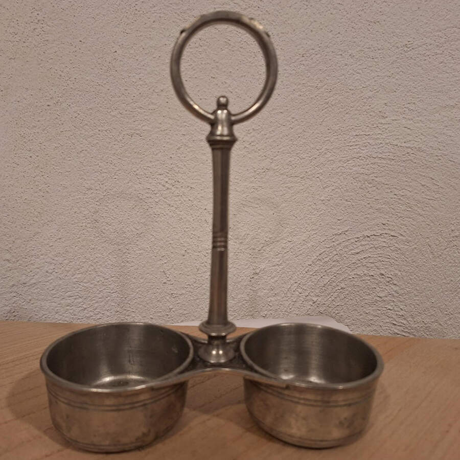Tavola (Pewter, Hollowware) Cruet Stand W/Ctr Hdl by Arte Italica-1