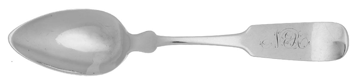 Coin Silver Flatware Teaspoon by Andrew C. Benedict-1