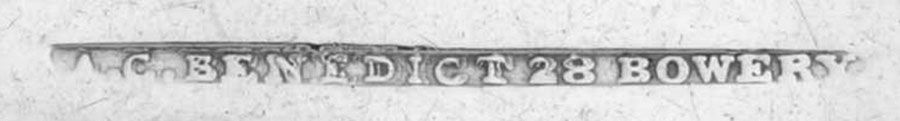 Coin Silver Flatware Dessert/Oval Soup Spoon by Andrew C. Benedict-3