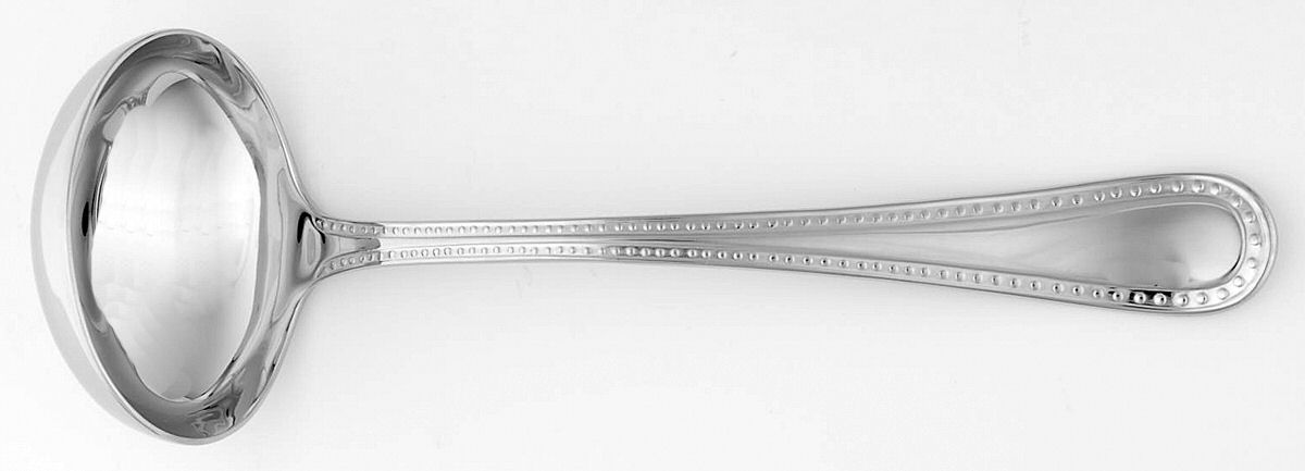 Pearl (Stainless) Solid Gravy Ladle by Argent-1