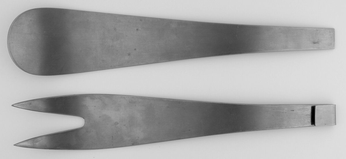 ABO9 (Stainless) (2 Pc) Solid Salad Set by Amboss-1