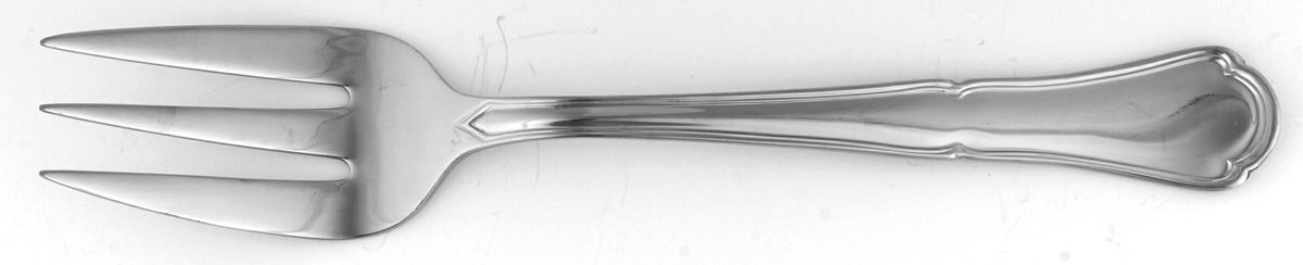 Briarwood (Stainless) Medium Solid Cold Meat Serving Fork by American Living-1