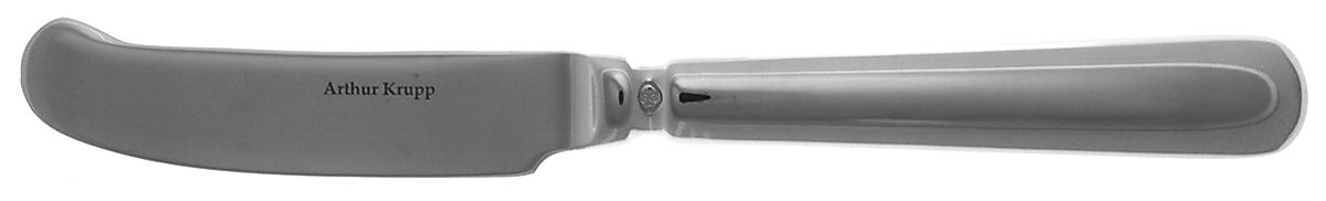 AKT11 (Stainless) Butter Spreader Hollow Hdl-Paddle/Stainless Blade by Arthur Krupp-1