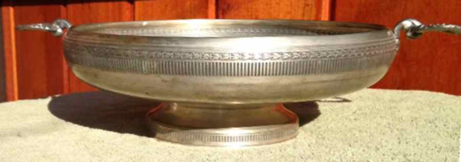 Loraline (Silverplate, Hollowware) Round Centerpiece by Apollo (American)-1