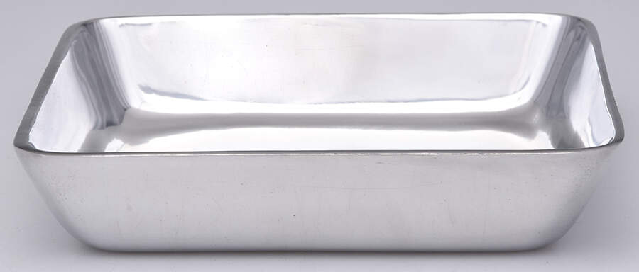 Aluminum Hollowware Cocktail Napkin Holder by Arthur Court-1