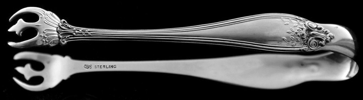 ALS16 (Sterling) Sugar Tongs by Alvin-1