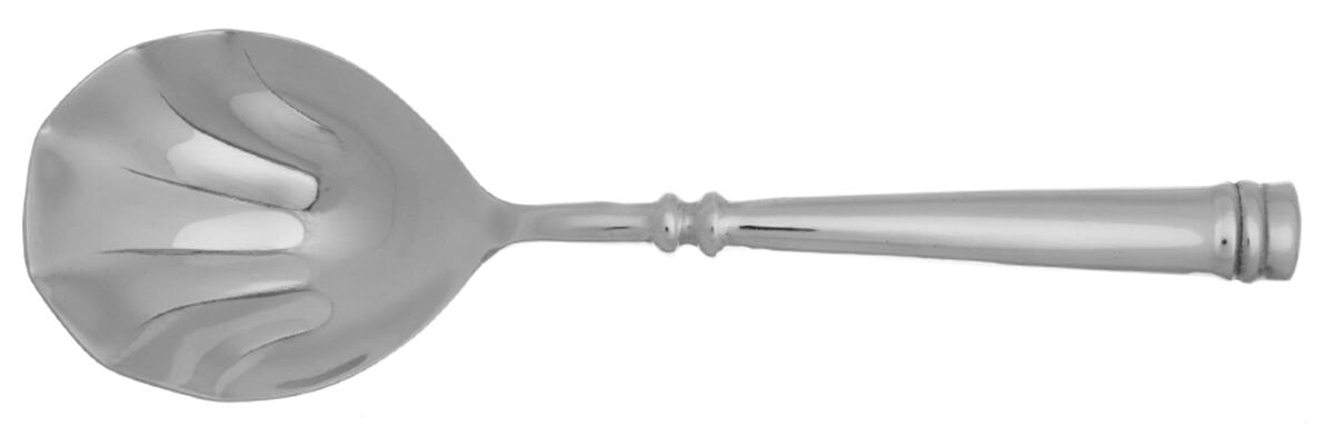 ARN3 (Stainless) Solid Shell Casserole Spoon by Artisanware Silver-1