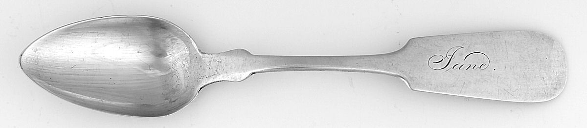 Coin Silver Flatware Teaspoon by A. A. Henderson-1