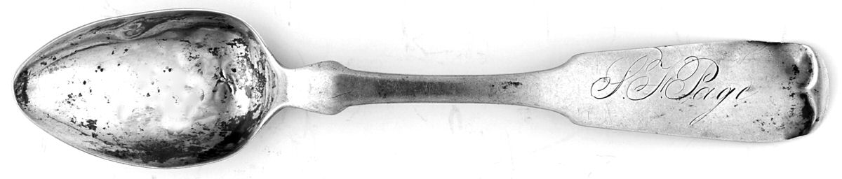 Coin Silver Flatware Teaspoon by Aiken & Coon-1