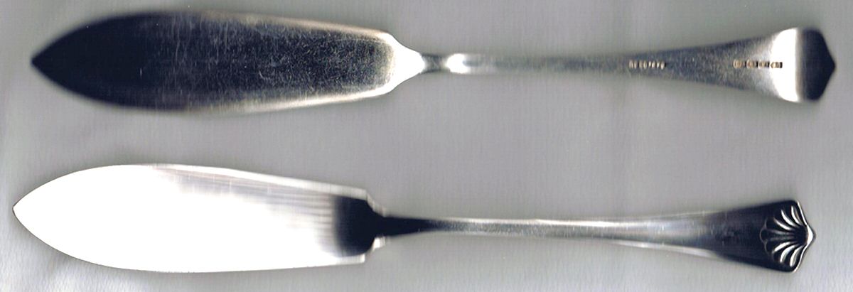 ATN7 (Silverplate) Individual Solid Fish Knife by Atkin Brothers, Ltd-1