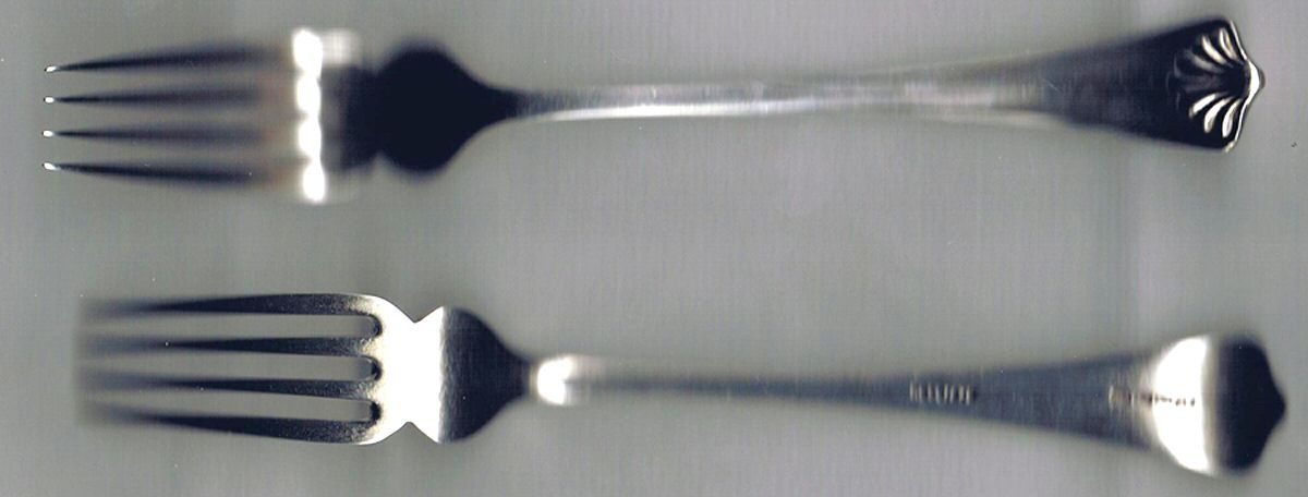 ATN7 (Silverplate) Individual Solid Fish Fork by Atkin Brothers, Ltd-1