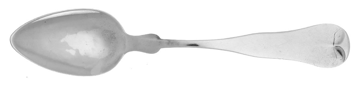 Coin Silver Flatware Teaspoon by Amos Sanborn-1
