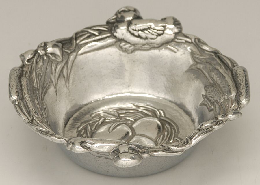 Ducks (Aluminum, Hollowware) Baby Bowl by Arthur Court-1
