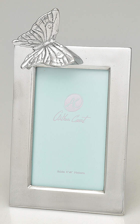 Butterfly (Aluminum, Serveware) Frame-Holds 4" X 6" by Arthur Court-1