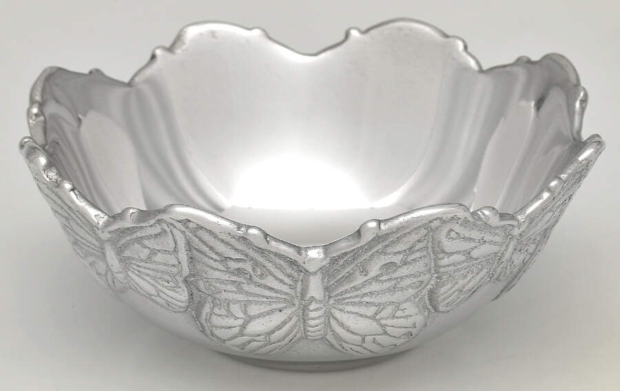 Butterfly (Aluminum, Serveware) Condiment Bowl No Underplate by Arthur Court-1