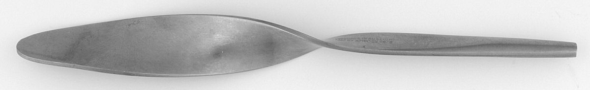 ABO10 (Stainless) Flat Handle Butter Spreader by Amboss-1