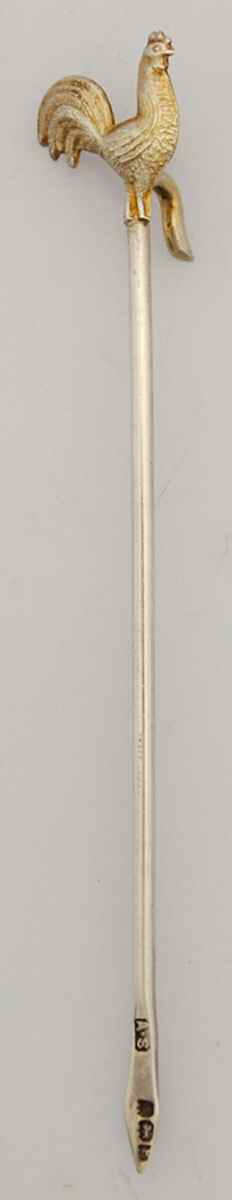 133995 (Sterling, Hollowware) Individual Cocktail Pick - Set of 4 by Adolph Scott-1