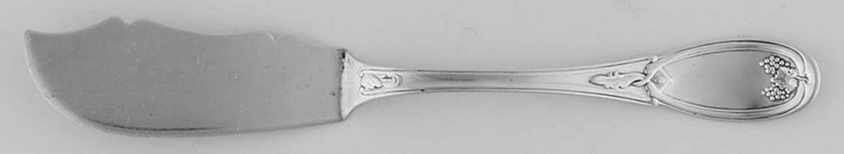 AFB2 (Coin) Flat Handle Master Butter Knife by Abijuah Felch Burbank-1