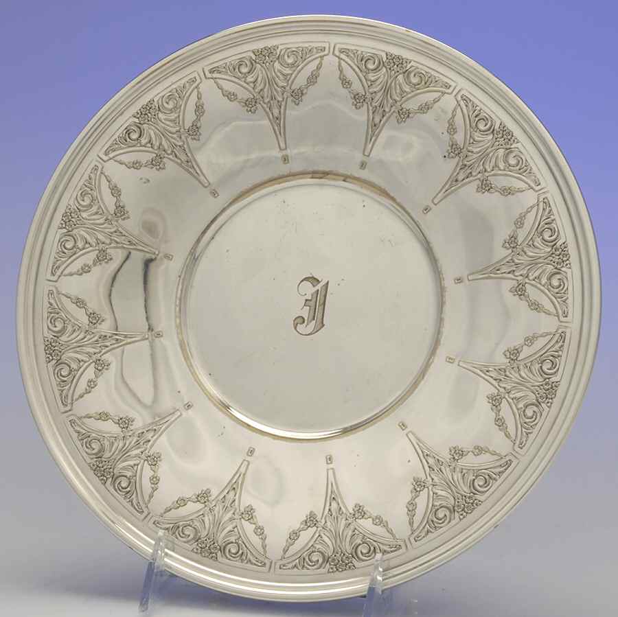 A1505 (Silverplate, Hollowware) 10" Sandwich Plate by Andover Silveplate Co-1