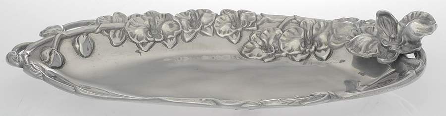 Orchid (Aluminum, Hollowware) 13" Oval Tray by Arthur Court-1