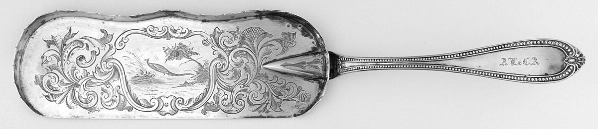 ALC15 (Coin) Large Flat Handle Crumb Knife/Crumber by Albert Coles-1