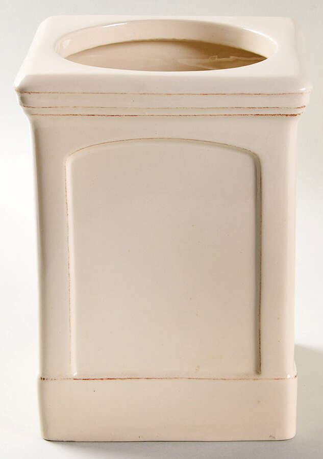 Grape Tuscan (Metal, Hollowware) Medium Ceramic Canister No Lid by Arthur Court-1