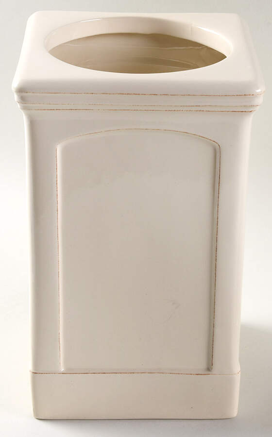Grape Tuscan (Metal, Hollowware) Large Ceramic Canister No Lid by Arthur Court-1