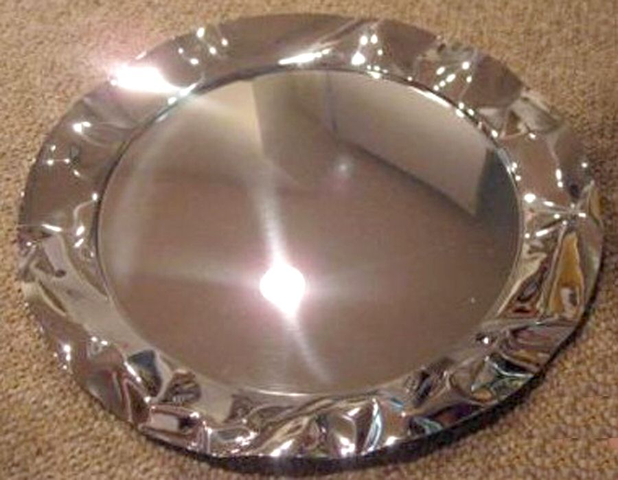 Foix (Stainless, Hollowware) 17" Round Tray by Alessi-1
