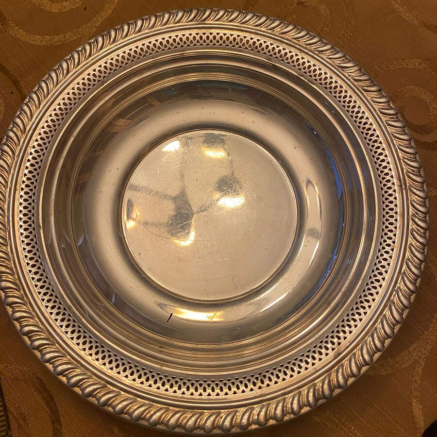 S235 (Sterling, Hollowware) 6" Pierced Bon Bon by Alvin-1
