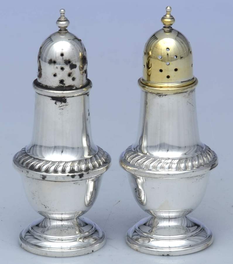 S235 (Sterling, Hollowware) Salt and Pepper Set by Alvin-1
