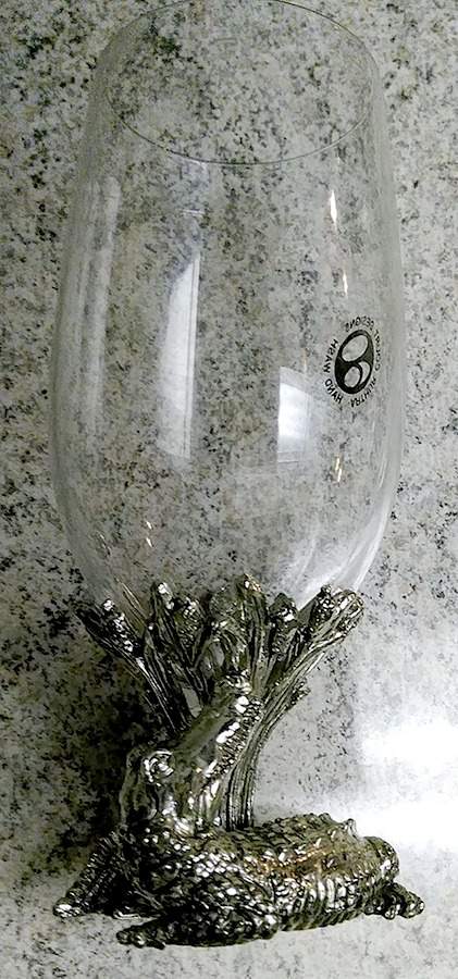 Alligator (Aluminum, Hollowware) Glass Ice Tea by Arthur Court-1