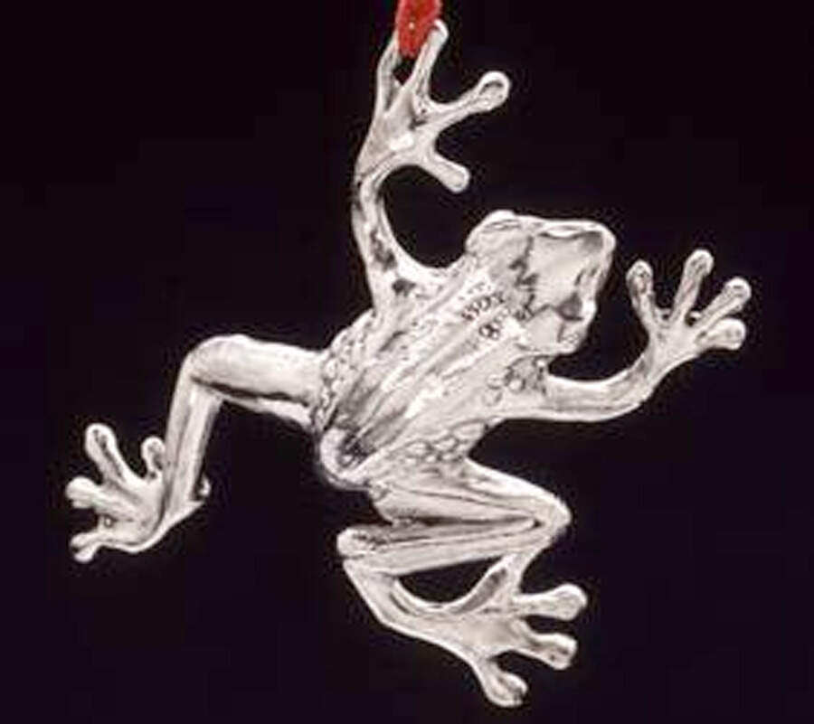Frog (Aluminum, Hollowware) Ornament by Arthur Court-1