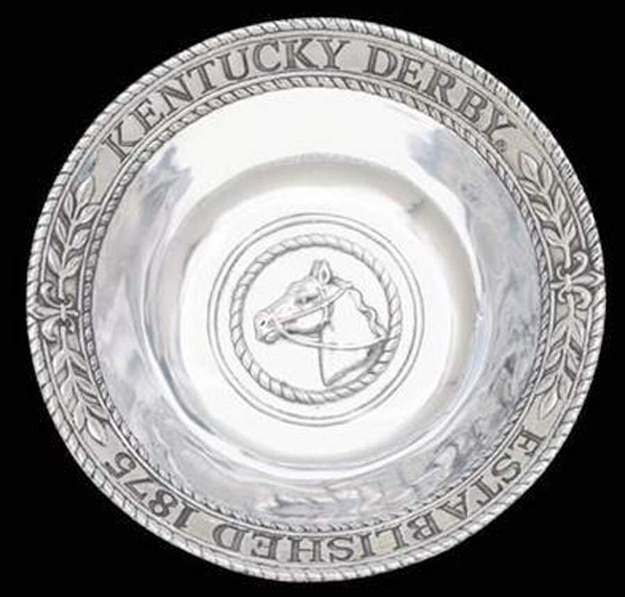 Kentucky Derby (Aluminum, Hollowware) 12" Salad Serving Bowl by Arthur Court-1