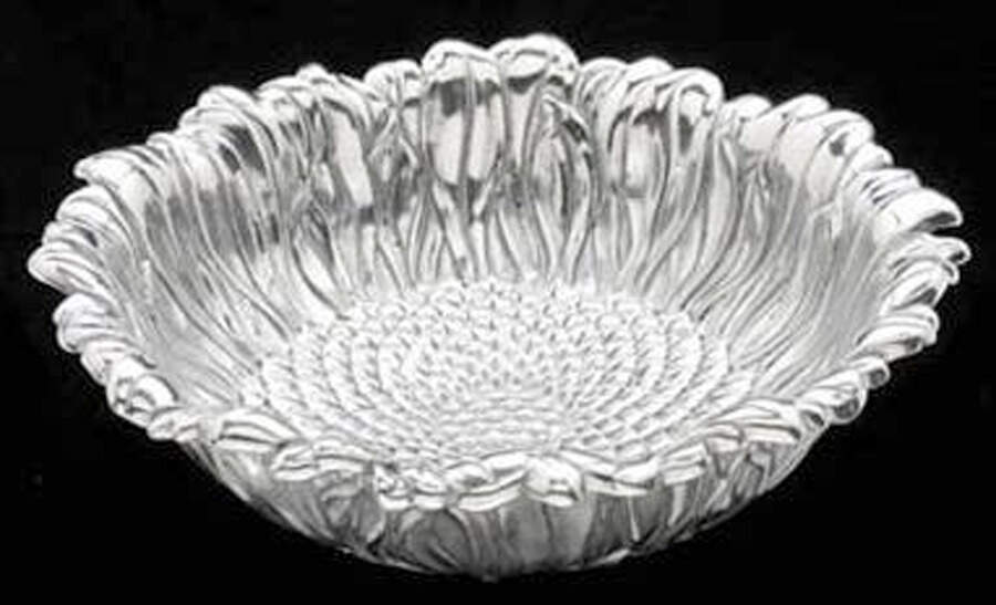 Sunflower (Aluminum, Hollowware) 12" Salad Serving Bowl by Arthur Court-1