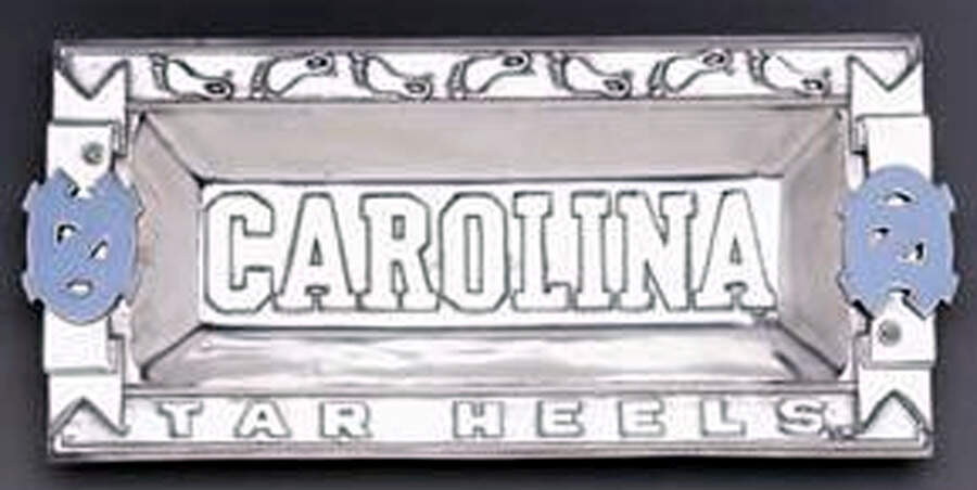 University of North Carolina (Alum, Hlwr) 12" Rectangular Tray by Arthur Court-1